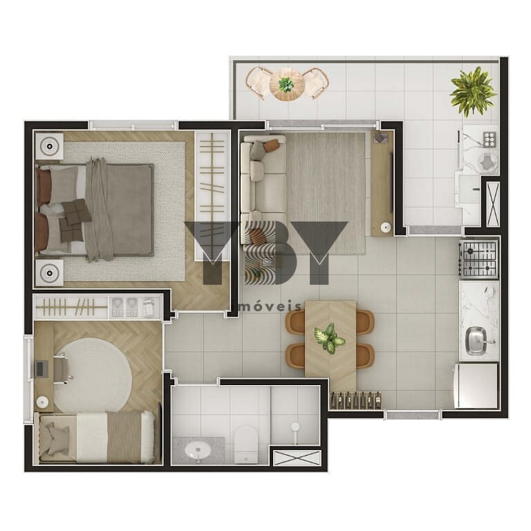 Apartamento, 1 quarto, 27 m² - Foto 20