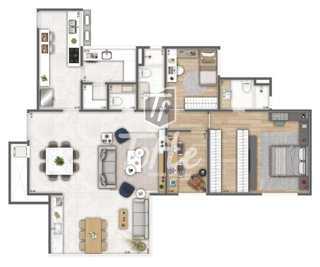 Apartamento, 3 quartos, 121 m² - Foto 26