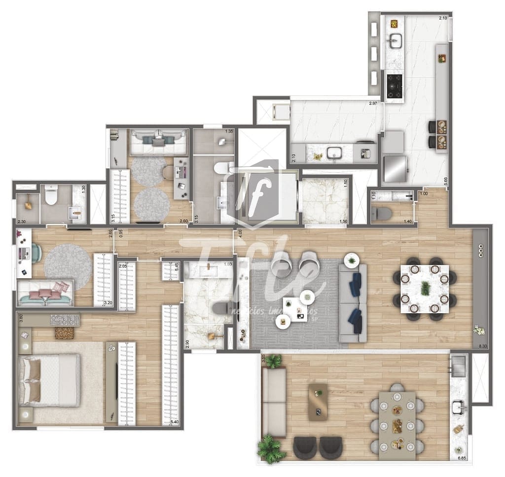 Apartamento, 3 quartos, 121 m² - Foto 28