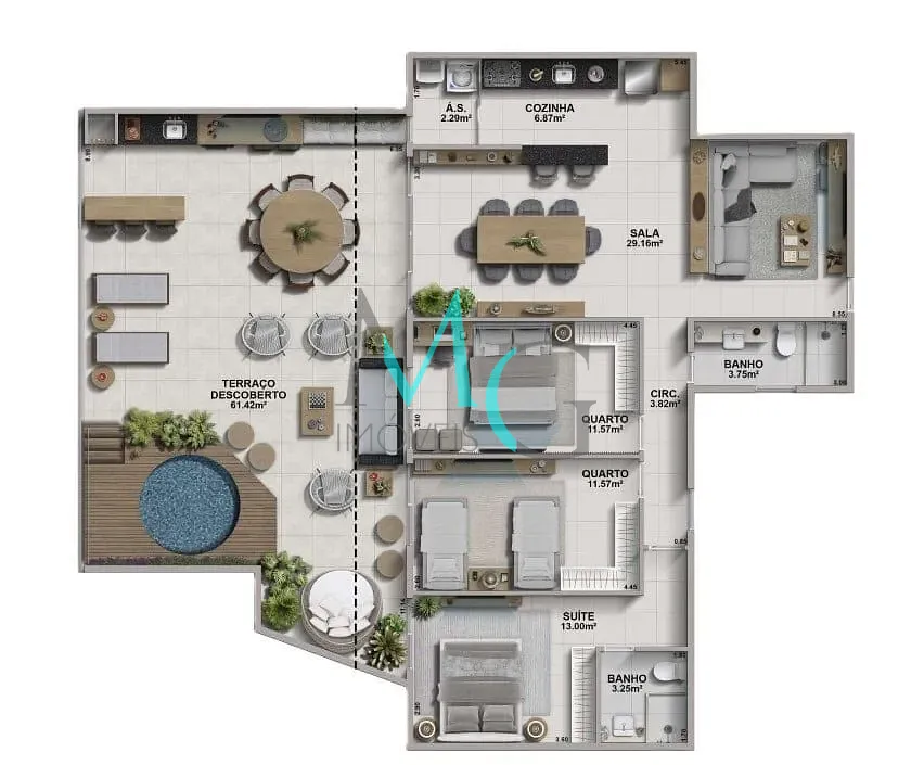 Cobertura, 3 quartos, 108 m² - Foto 15