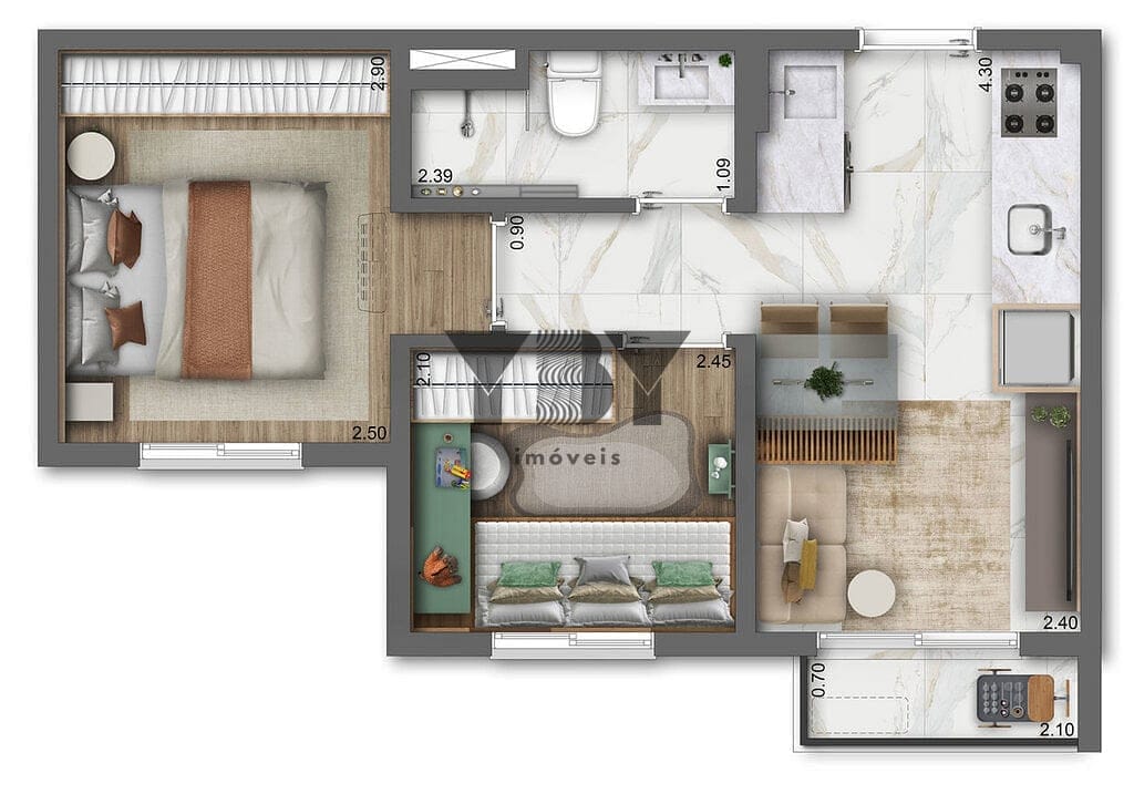 Cobertura à venda com 2 quartos, 64m² - Foto 21