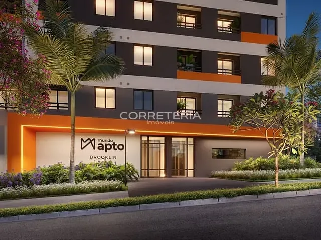 Apartamento 1 quarto e 1 banheiro, à venda, no bairro Brooklin Paulista em São Paulo