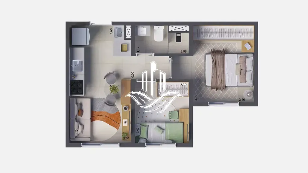 Apartamento, 3 quartos, 51 m² - Foto 24