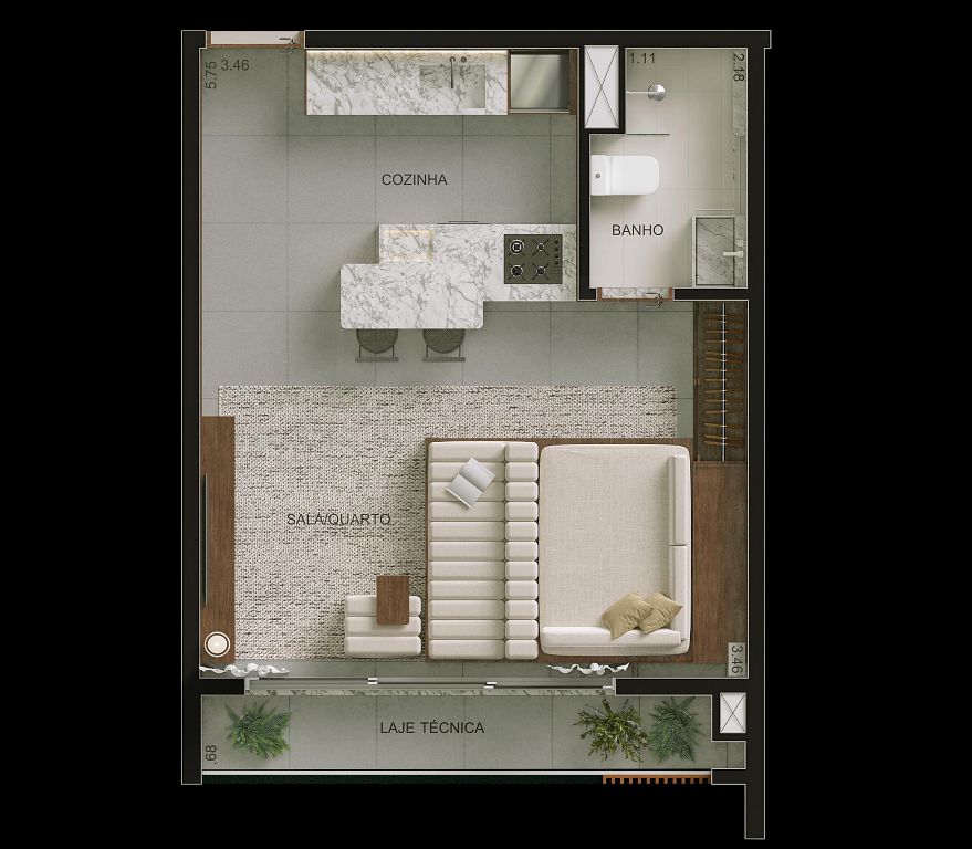 Apartamento, 2 quartos, 68 m² - Foto 15