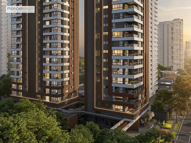 Apartamento 3 quartos e 5 banheiros, à venda, no bairro Água Verde em Curitiba