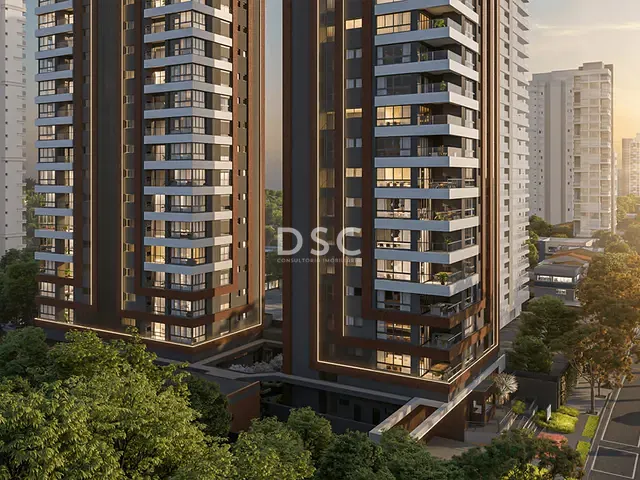 Apartamento 3 quartos e 5 banheiros, à venda, no bairro Água Verde em Curitiba