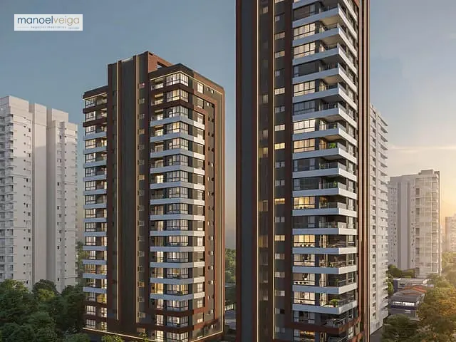 Apartamento 3 quartos e 5 banheiros, à venda, no bairro Água Verde em Curitiba