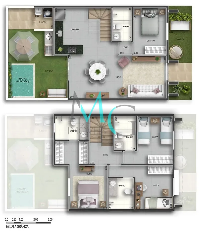 Casa, 3 quartos, 99 m² - Foto 25