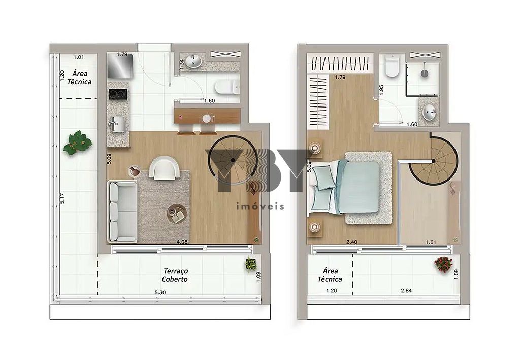 Apartamento, 1 quarto, 36 m² - Foto 40