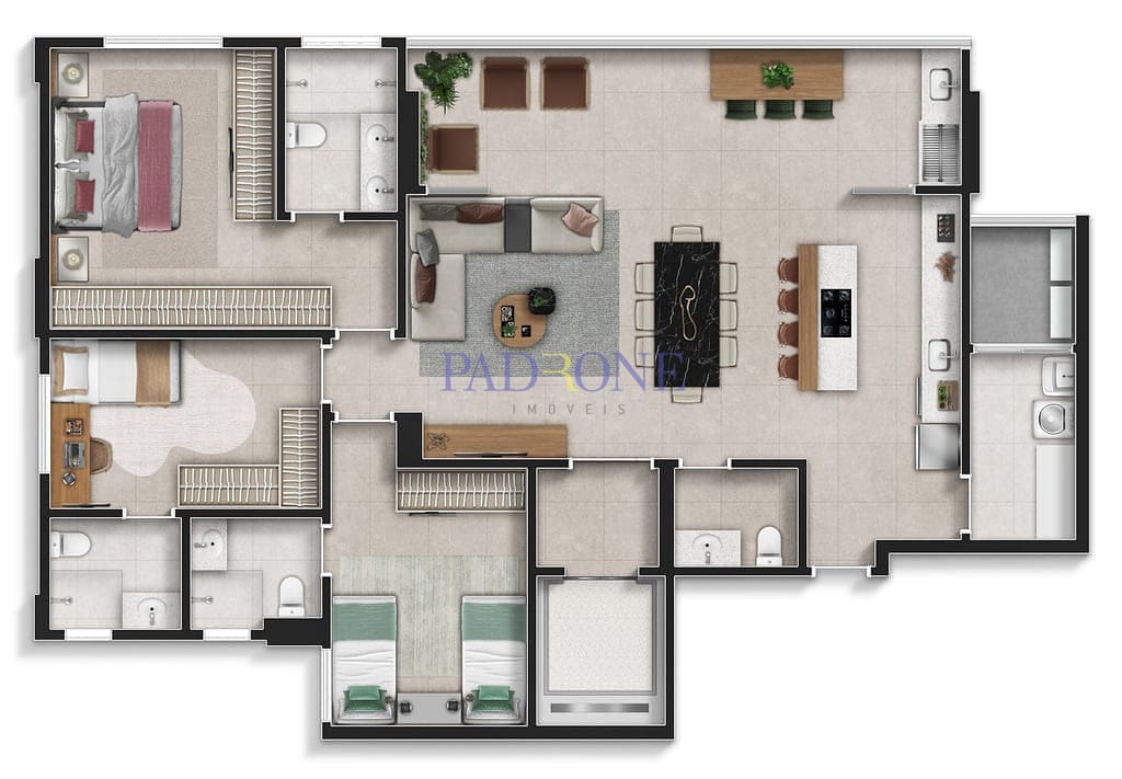 Apartamento à venda com 3 quartos, 143m² - Foto 16