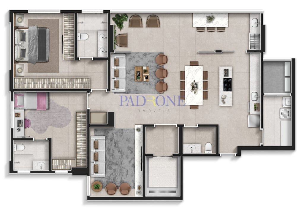 Apartamento à venda com 3 quartos, 143m² - Foto 17