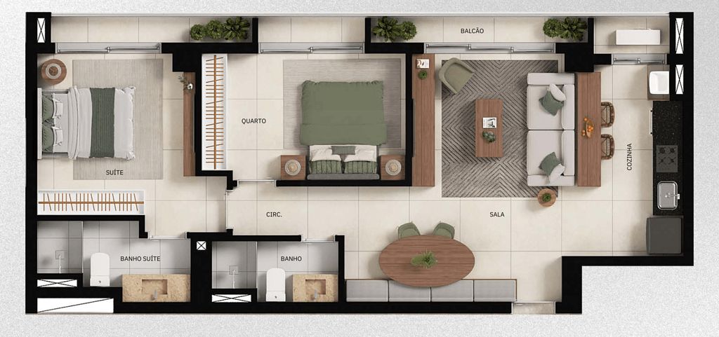 Apartamento, 2 quartos, 74 m² - Foto 17