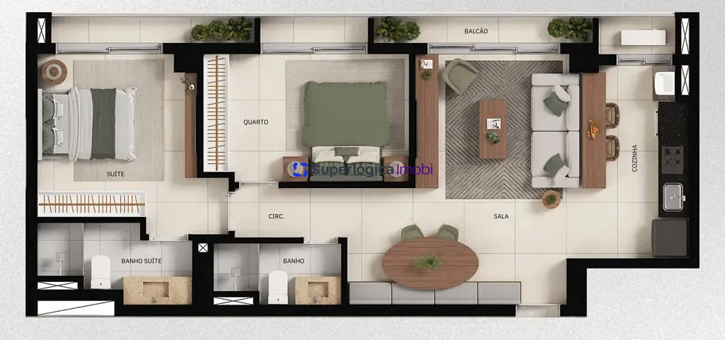 Apartamento, 2 quartos, 74 m² - Foto 17