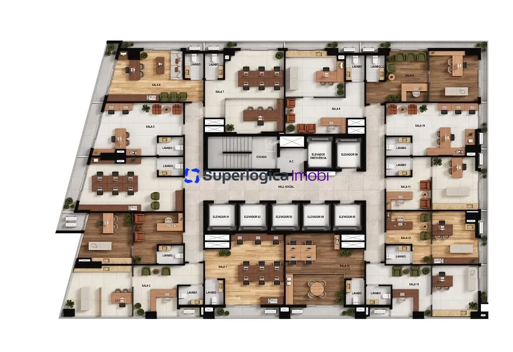 Apartamento, 1 quarto, 79 m² - Foto 17