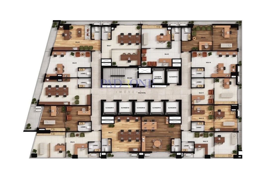 Apartamento à venda com 1 quarto, 42m² - Foto 18