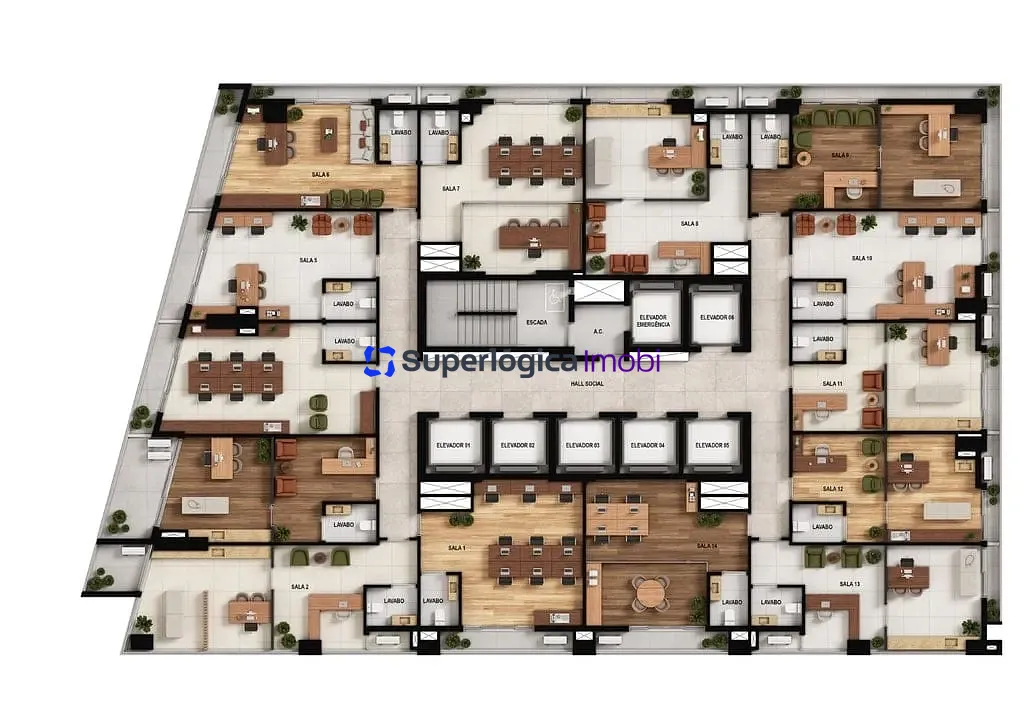 Apartamento, 1 quarto, 42 m² - Foto 19