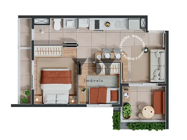 Studio 1 quarto e 1 banheiro, à venda, no bairro Santa Cecília em São Paulo