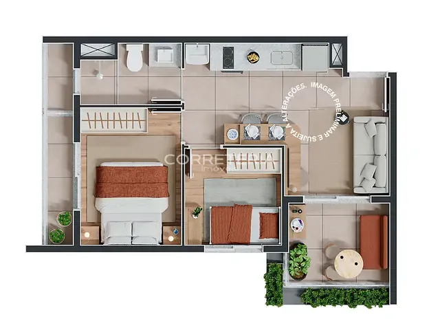 Apartamento 1 quarto e 1 banheiro, à venda, no bairro Santa Cecília em São Paulo