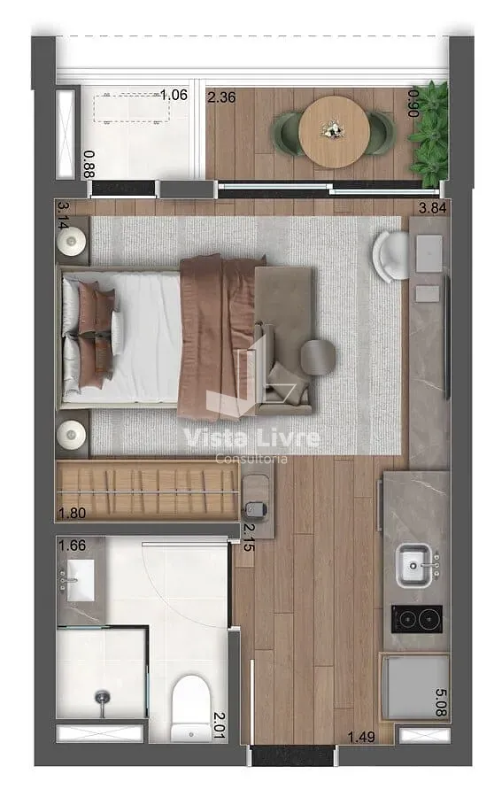 Apartamento, 2 quartos, 50 m² - Foto 27