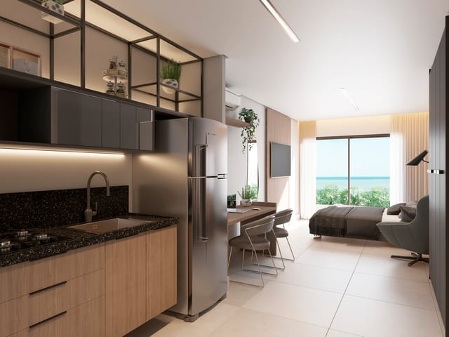 Studio 1 quarto e 1 banheiro, à venda, no bairro Jardim Oceania em João Pessoa