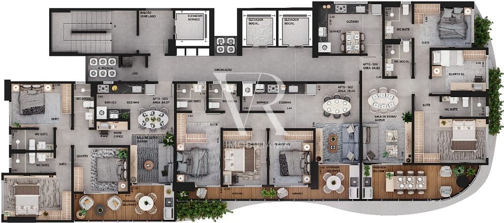 Apartamento, 3 quartos, 78 m² - Foto 31