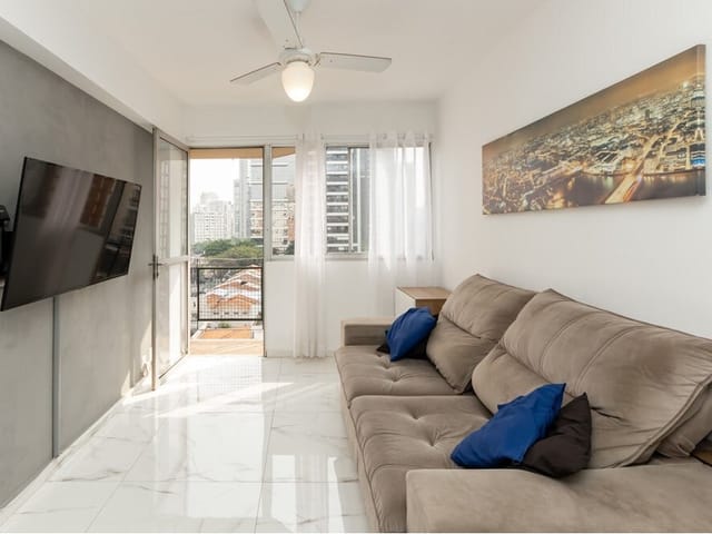 Foto do Apartamento - Apartamento à venda 2 Quartos 1 Vaga 70M² Vila Olímpia São Paulo - SP | Lares e Andares Imóveis