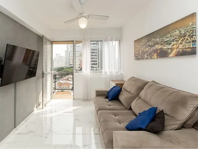 Apartamento 2 quartos e 1 banheiro, à venda, no bairro Vila Olímpia em São Paulo