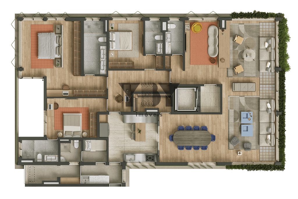 Cobertura, 4 quartos, 448 m² - Foto 23