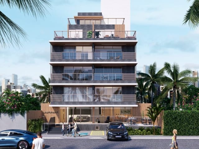 Cobertura / Penthouse 1 quarto e 1 banheiro, à venda, no bairro Cabo Branco em João Pessoa