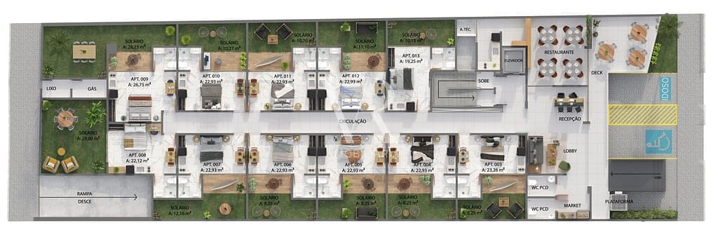 Cobertura à venda com 1 quarto, 34m² - Foto 18