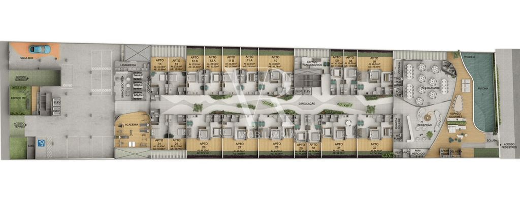 Apartamento à venda com 2 quartos, 45m² - Foto 25