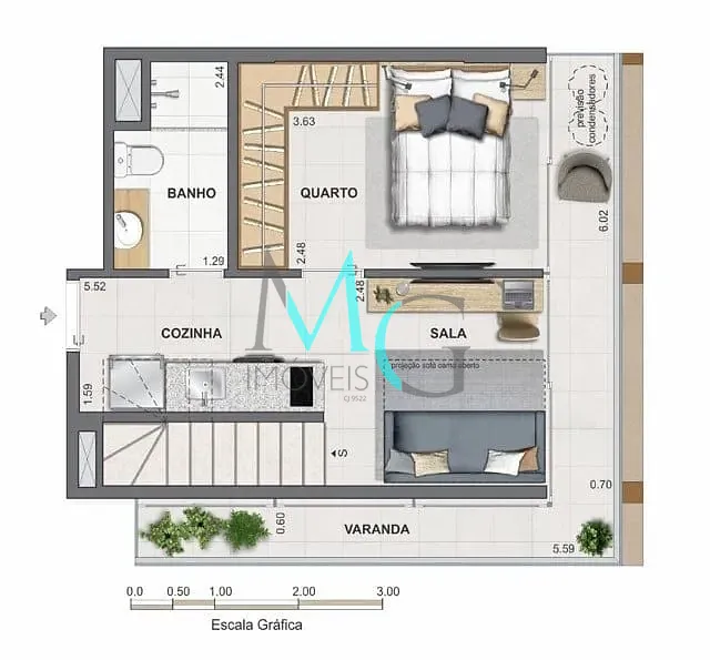 Apartamento, 2 quartos, 119 m² - Foto 36
