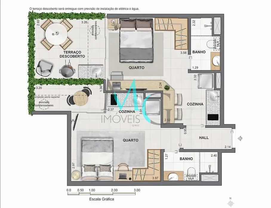 Apartamento, 2 quartos, 65 m² - Foto 29