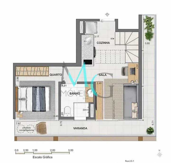 Apartamento, 2 quartos, 65 m² - Foto 42