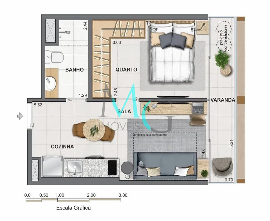 Apartamento, 2 quartos, 95 m² - Foto 20