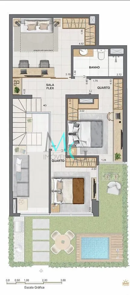 Apartamento, 2 quartos, 95 m² - Foto 53
