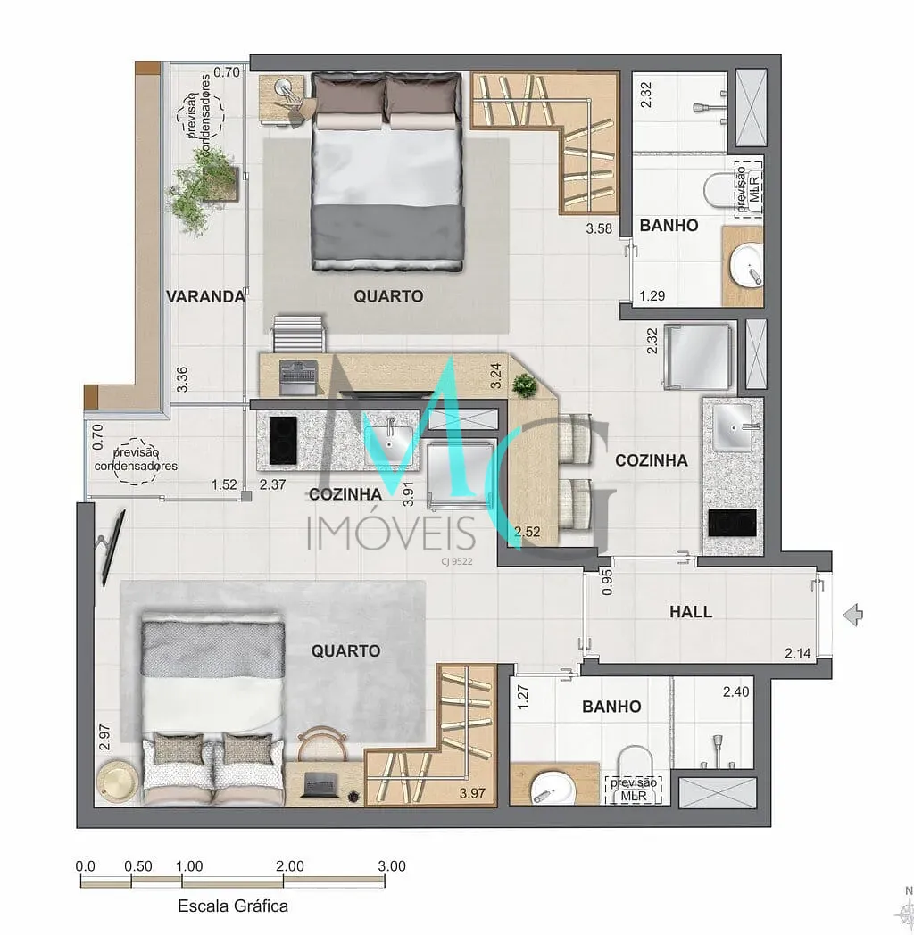 Apartamento, 2 quartos, 104 m² - Foto 28