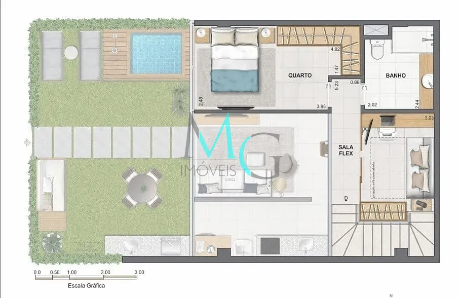 Apartamento, 2 quartos, 104 m² - Foto 48