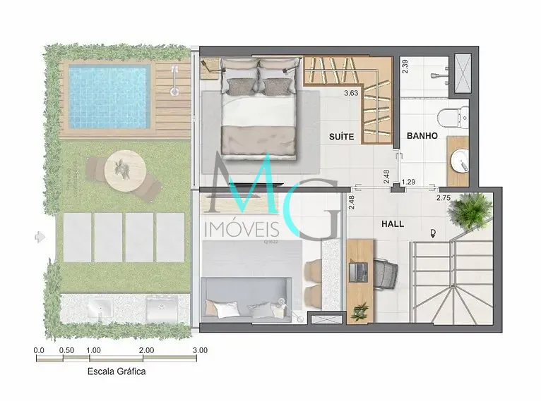 Cobertura, 1 quarto, 67 m² - Foto 31