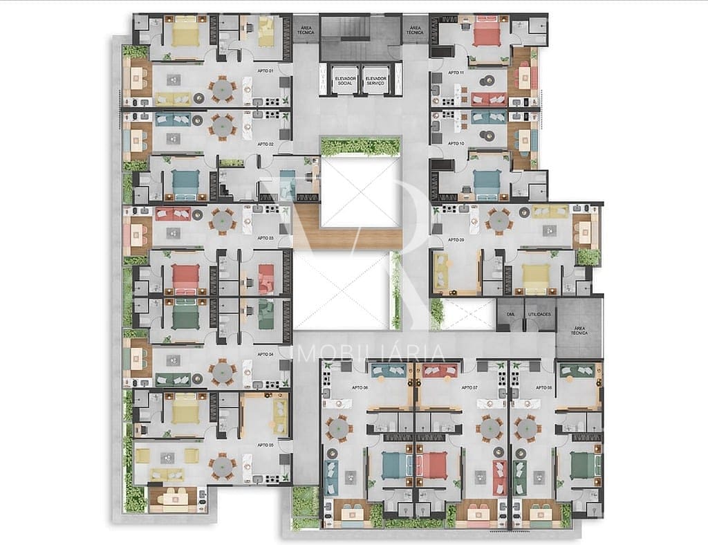 Apartamento à venda com 2 quartos, 60m² - Foto 18