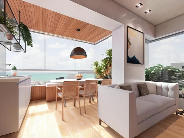 Apartamento 1 quarto e 2 banheiros, à venda, no bairro Tambaú em João Pessoa