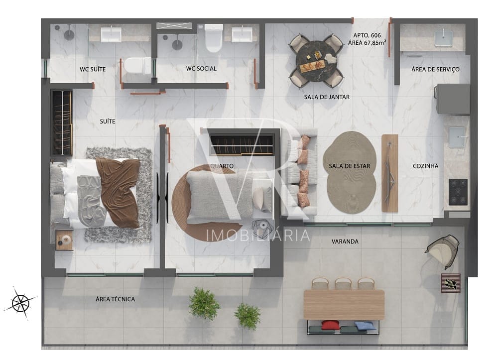 Apartamento, 2 quartos, 66 m² - Foto 34