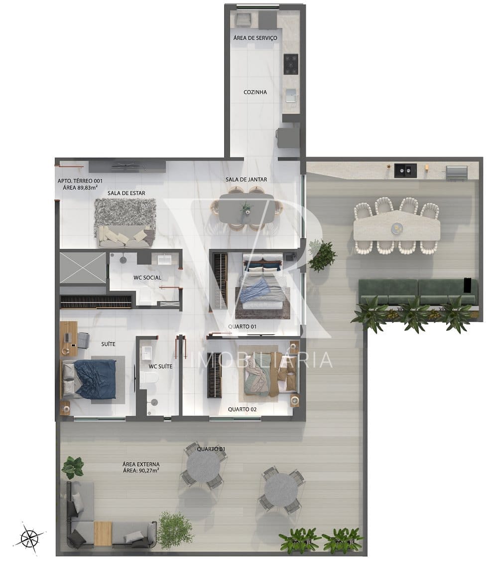 Apartamento, 2 quartos, 66 m² - Foto 40