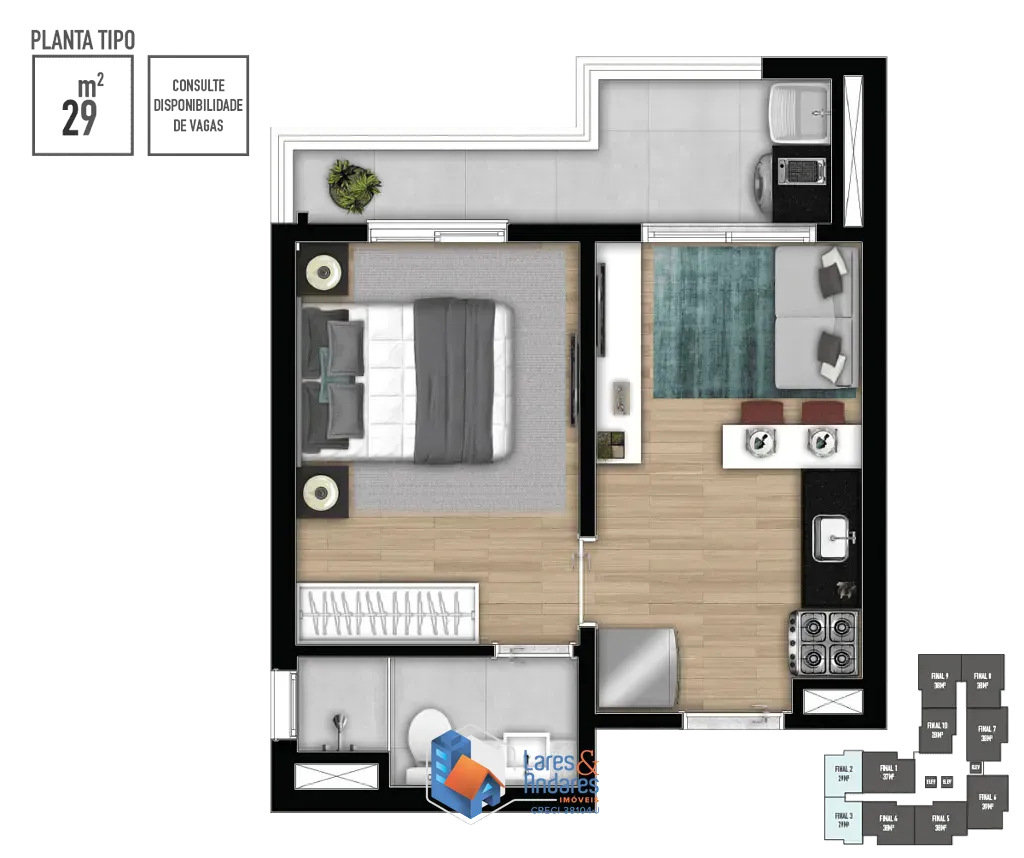 Apartamento, 2 quartos, 39 m² - Foto 18