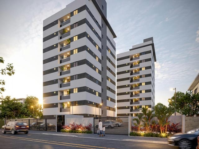 Apartamento 2 quartos e 2 banheiros, à venda, no bairro Jardim Cidade Universitária em João Pessoa