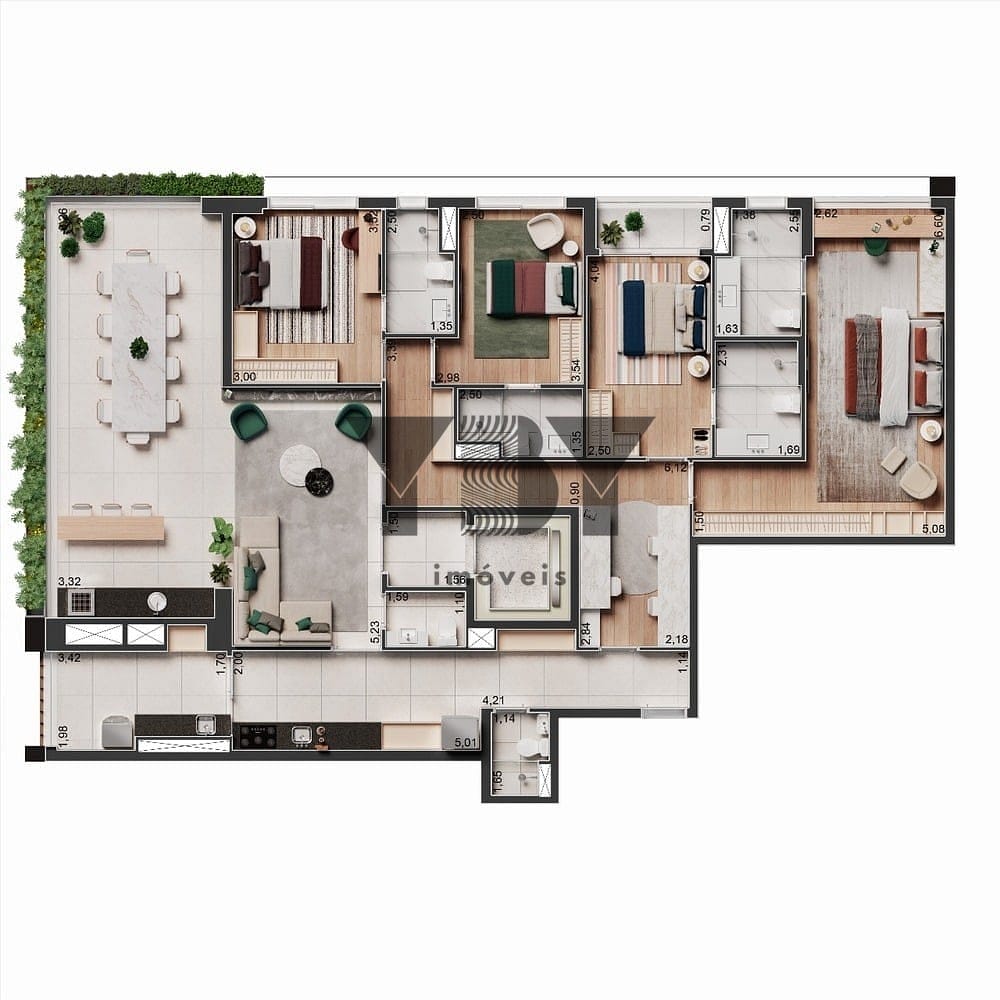 Cobertura, 3 quartos, 219 m² - Foto 53