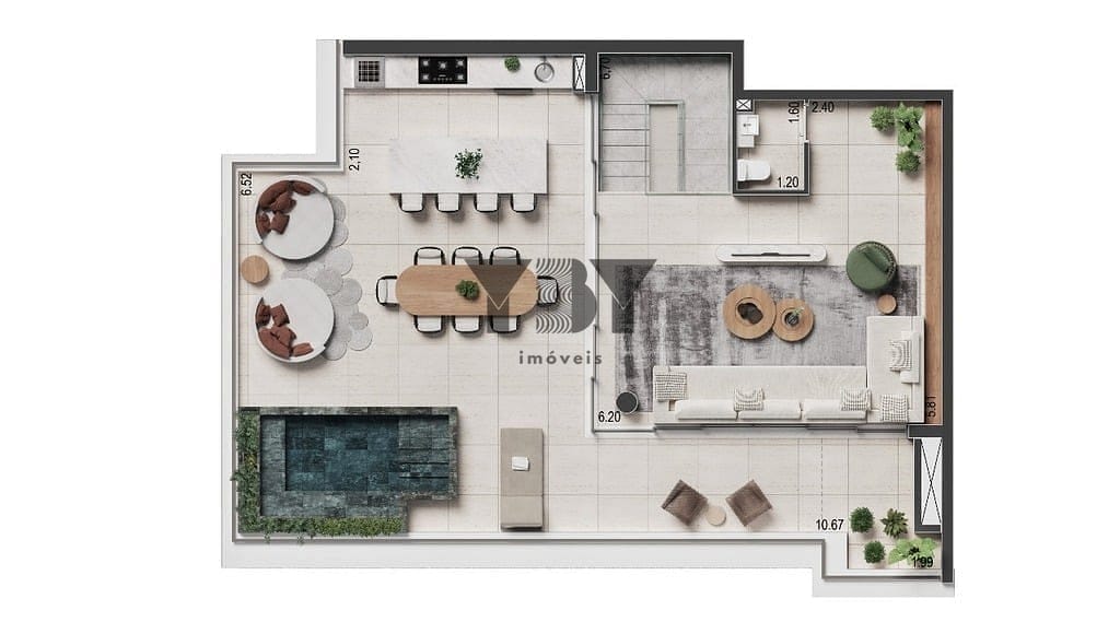 Cobertura, 3 quartos, 219 m² - Foto 55