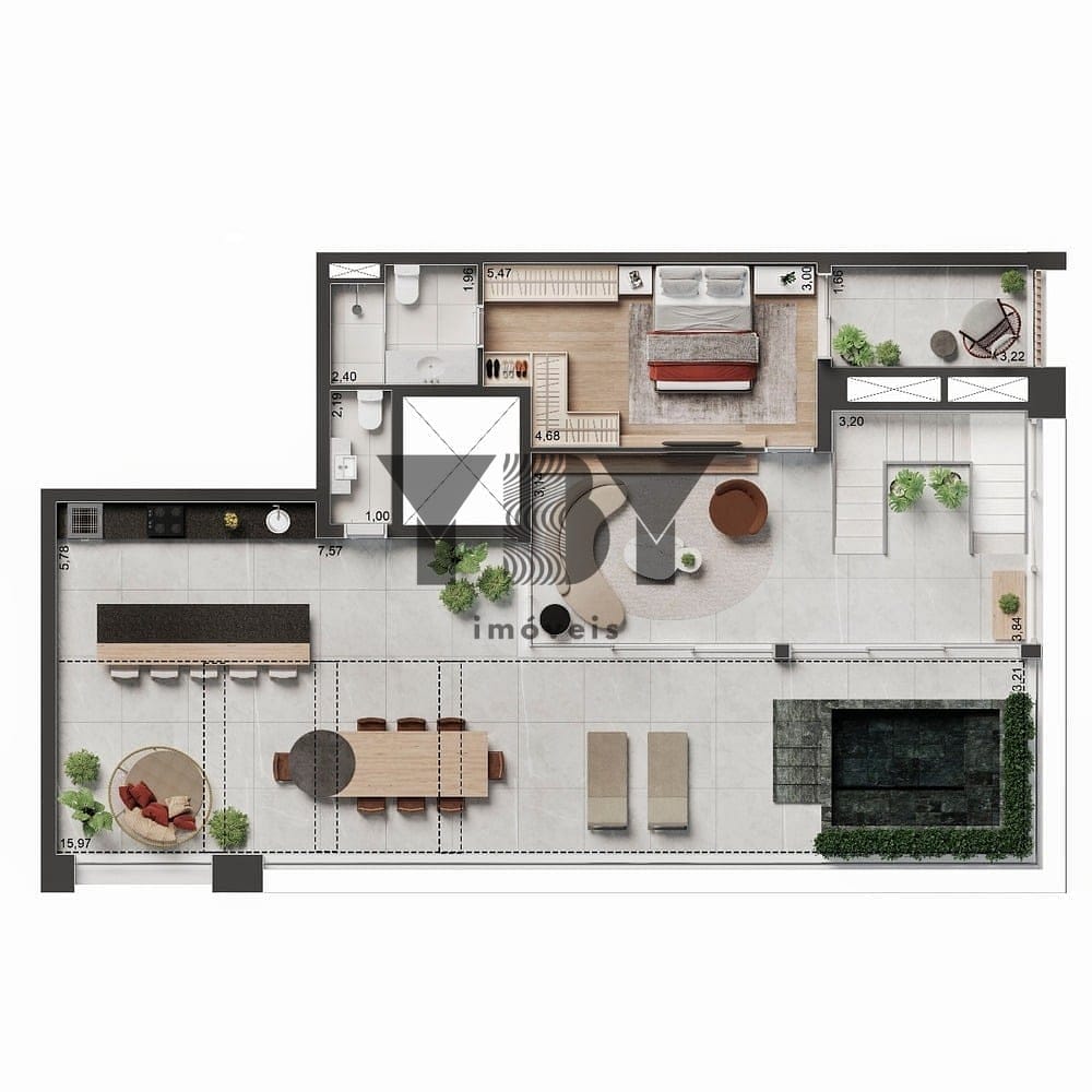 Cobertura, 3 quartos, 219 m² - Foto 57