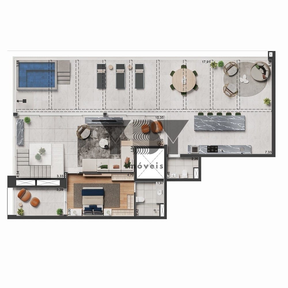 Cobertura, 3 quartos, 219 m² - Foto 59