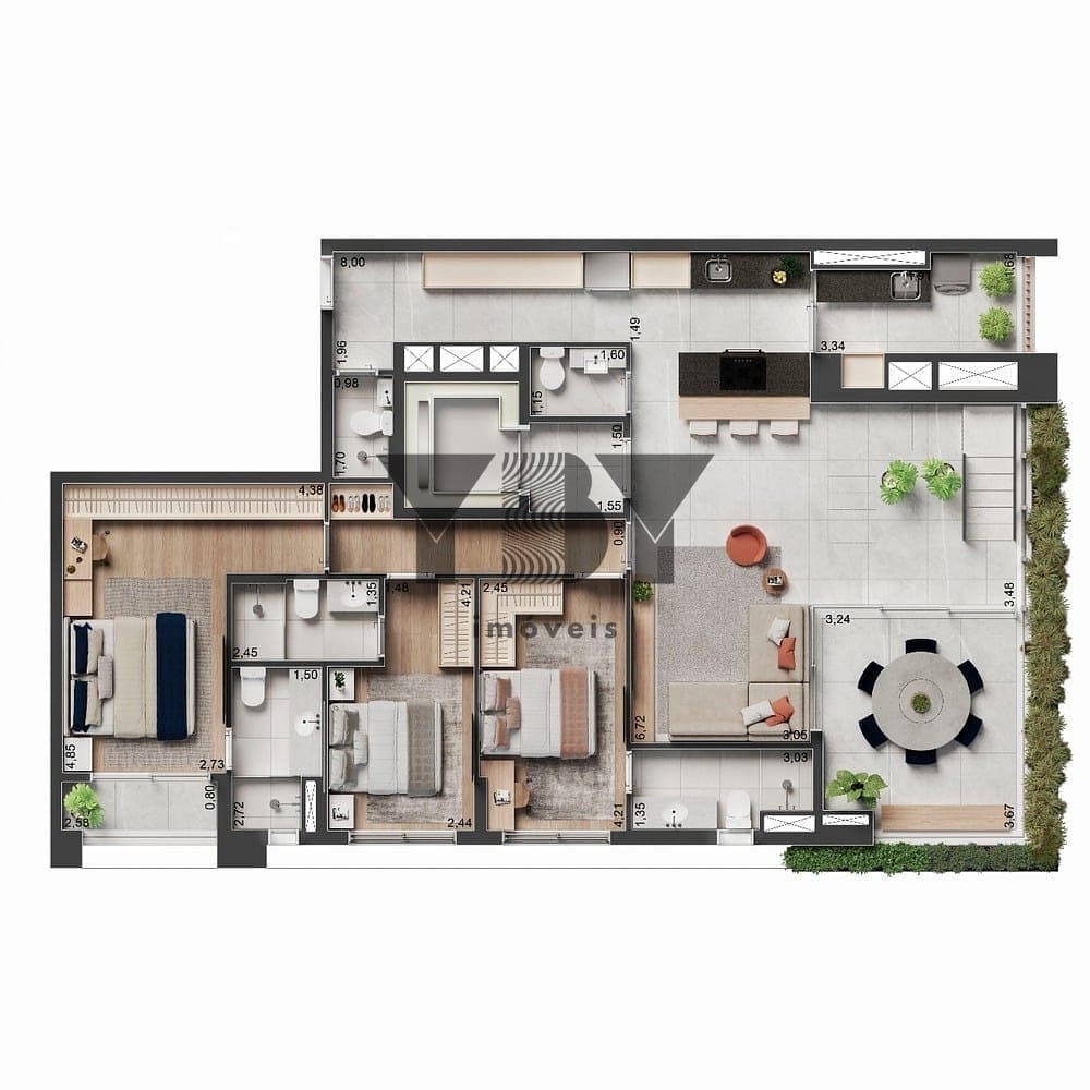 Cobertura, 3 quartos, 143 m² - Foto 56